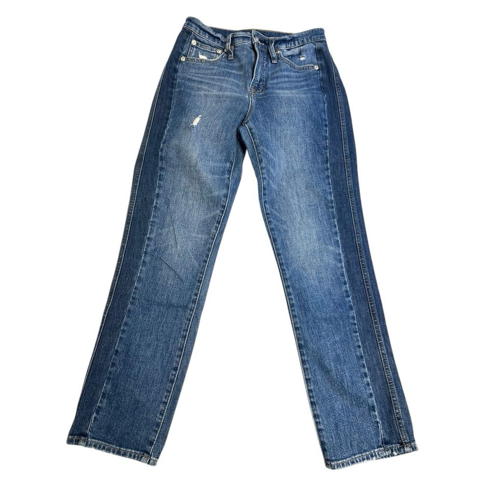 J. Crew Distressed Women's Blue‎ Denim Jeans Size 26 Waist Preppy Classic